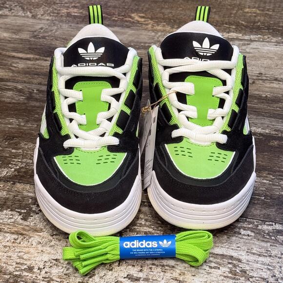 adidas Other - Adidas ADI2000 Shoes Mens Size 9 Green Black White Originals GY5272 Extra Laces
